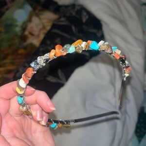 Mixed crystal headband